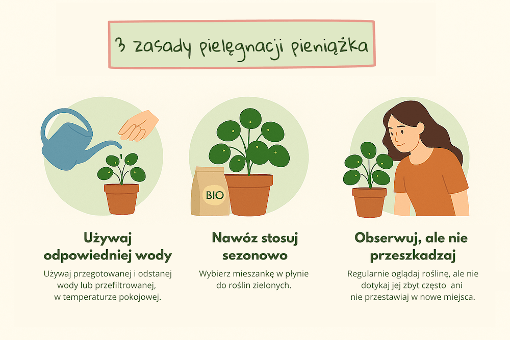 pielęgnacja pieniążka - trzy główne zasady najważniejsze zasady pielęgnacji pieniążka
