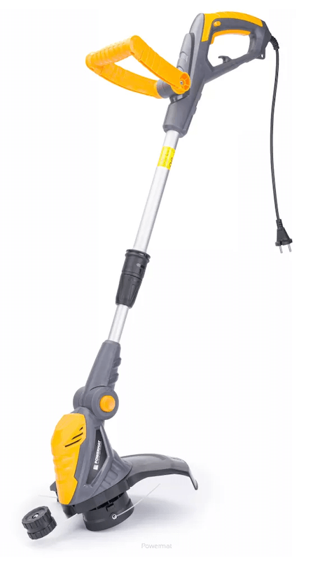 Najlepsza podkaszarka elektryczna - model PM-PKE-1400M marki Powermat Powermat PM-PKE-1400M - podkaszarka elektryczna ważąca 2,7 kg