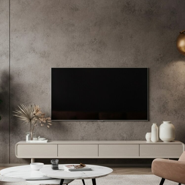 Ściana z TV w salonie – inspiracje i wskazówki aranżacyjne