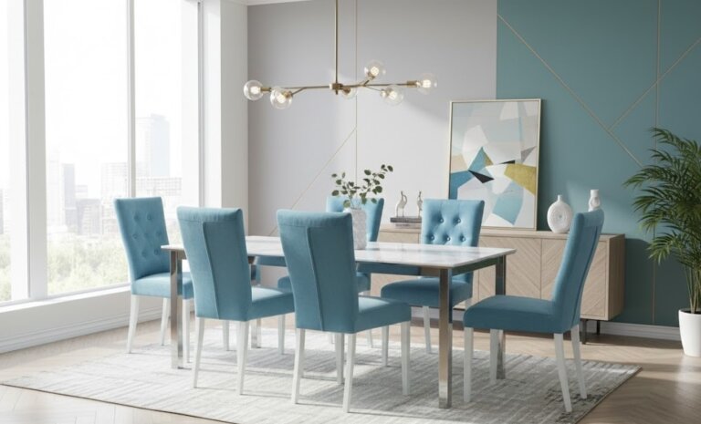 Krzesła glamour – przewodnik po wyborze mebli pełnych blasku i elegancji