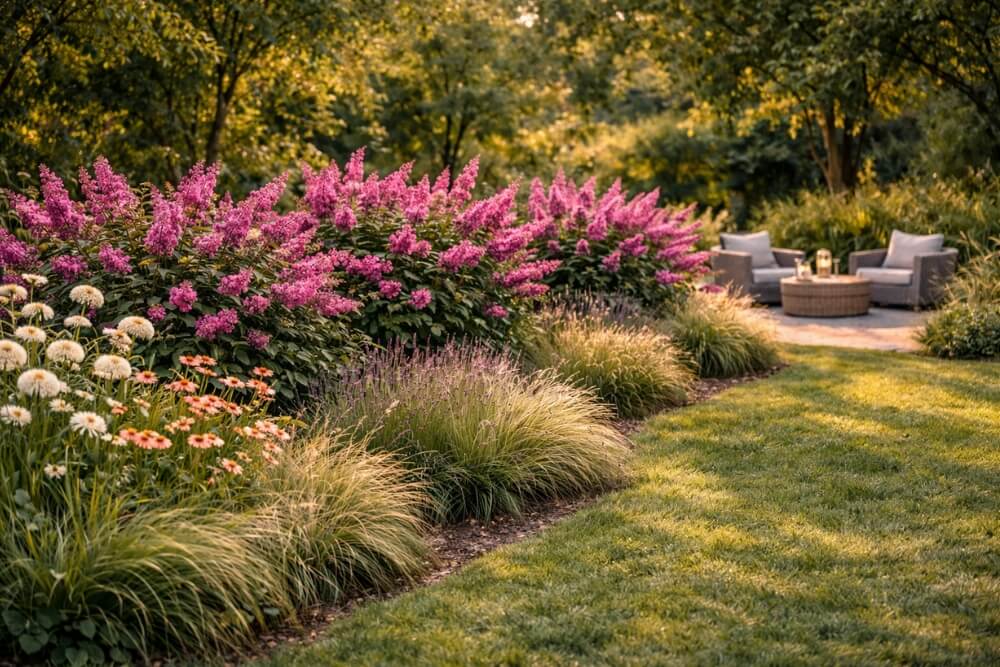 budleja jako naturalny żywopłot 