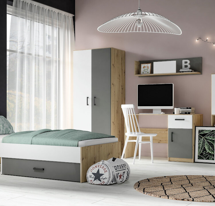 Trendy 2026 w meblach do pokoju nastolatka – funkcjonalność i styl w projektowaniu przestrzeni