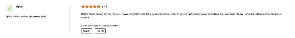 farby magnat - opinie pozytywne o łatwości malowania ścian 