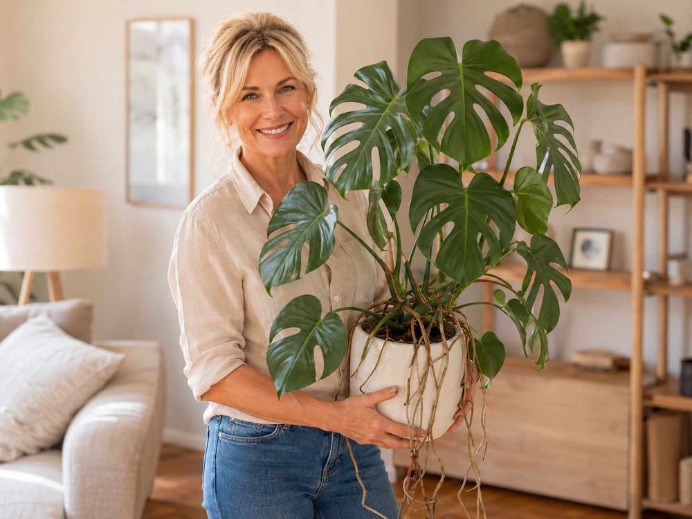 monstera korzeń powietrzny z donicy monstera korzeń powietrzny w donicy