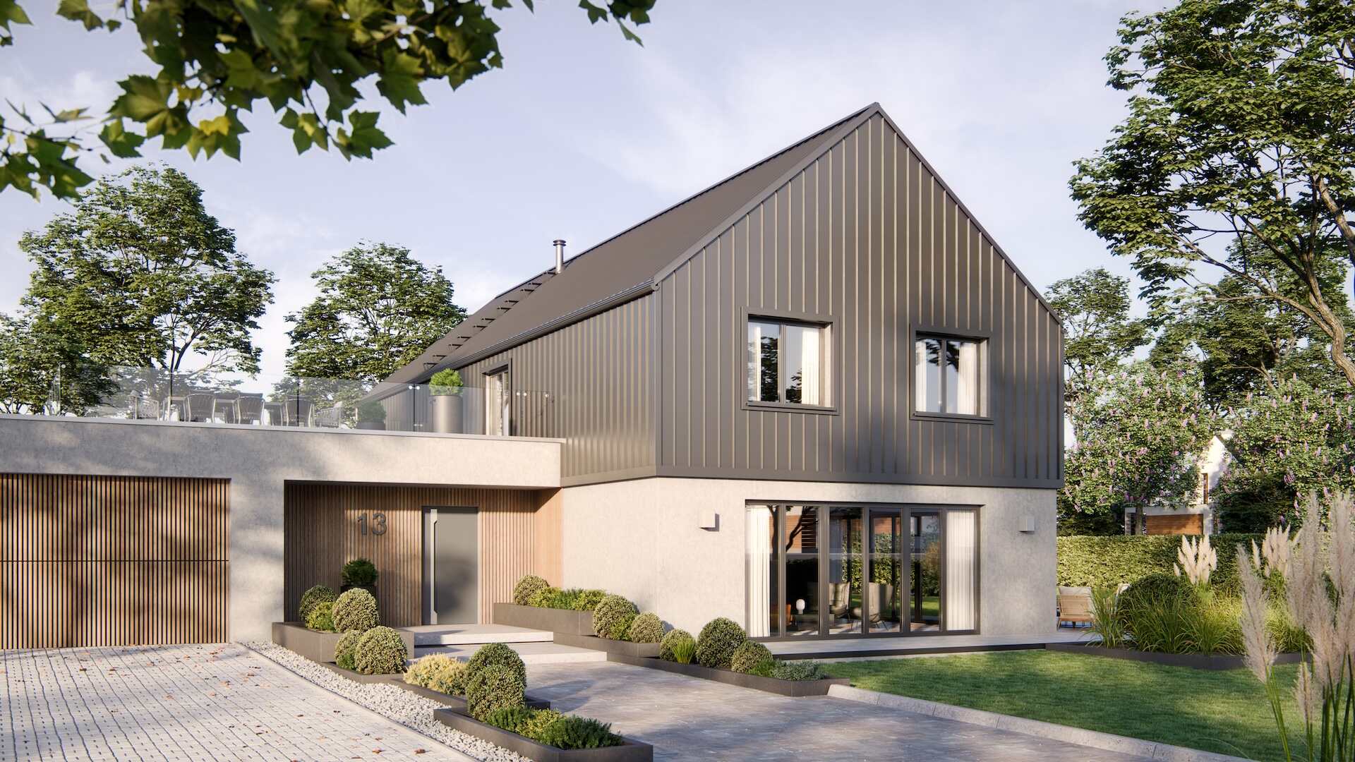 Stolarka aluminiowa ALUHAUS w projektach wymagających trwałości, estetyki i dużych przeszkleń