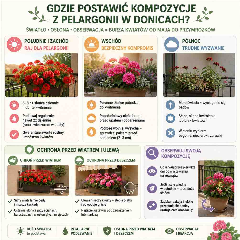 gdzie-postawic-pelargonie gdzie postawić doniczki z pelargoniami