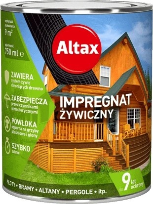 najlepsza farba do drewna na zewnątrz - Altax Impregnat Żywiczny