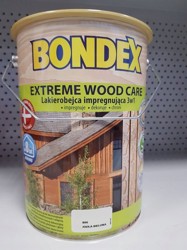 najlepsza farba do drewna na zewnątrz - Bondex Extreme Wood Care