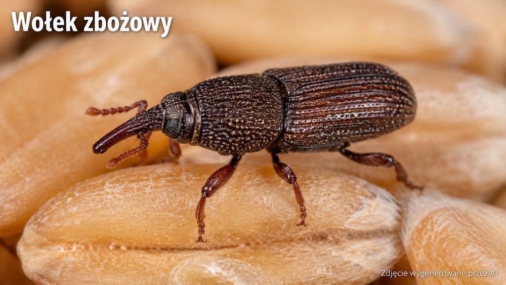 małe czarne robaczki w domu - zbożowy wołek małe czarne robaczki w domu - wołek